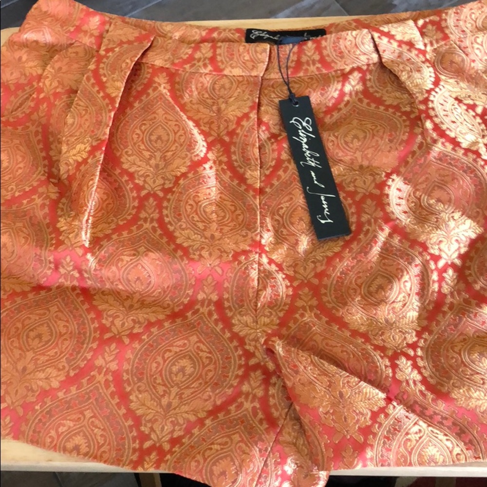 Brand new shorts made by Elizabeth and James NWT